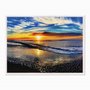 Quadro em Tela Canvas Pôr do Sol na Praia
