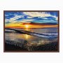 Quadro em Tela Canvas Pôr do Sol na Praia