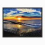 Quadro em Tela Canvas Pôr do Sol na Praia