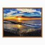 Quadro em Tela Canvas Pôr do Sol na Praia