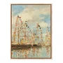 Quadro Em Tela Canvas "Porto de Iates de Trouville-Deauville" de Eugène Boudin