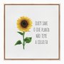 Quadro em Tela Canvas Quem Sabe o Que Planta Não Teme a Colheita
