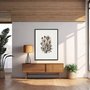 Quadro Em Tela Canvas Ramo De Flores Botânica Estilo Japandi
