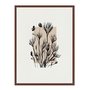 Quadro Em Tela Canvas Ramo De Flores Botânica Estilo Japandi