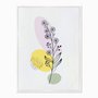 Quadro em Tela Canvas Ramo de Flores e Folhas