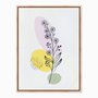Quadro em Tela Canvas Ramo de Flores e Folhas