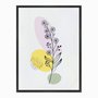 Quadro em Tela Canvas Ramo de Flores e Folhas