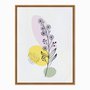 Quadro em Tela Canvas Ramo de Flores e Folhas