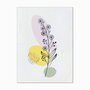 Quadro em Tela Canvas Ramo de Flores e Folhas