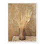 Quadro Em Tela Canvas Ramo De Grama De Pampas Seco Vintage