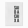 Quadro em Tela Canvas Sai da Caixa
