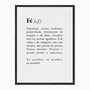 Quadro em Tela Canvas Significado da Palavra Fé