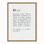 Quadro em Tela Canvas Significado da Palavra Fé