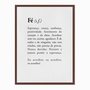 Quadro em Tela Canvas Significado da Palavra Fé