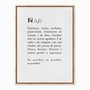 Quadro em Tela Canvas Significado da Palavra Fé