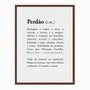 Quadro em Tela Canvas Significado da Palavra Perdão
