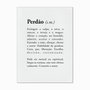 Quadro em Tela Canvas Significado da Palavra Perdão