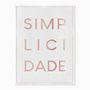 Quadro em Tela Canvas Simplicidade