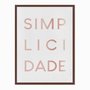 Quadro em Tela Canvas Simplicidade