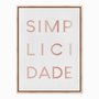 Quadro em Tela Canvas Simplicidade