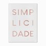 Quadro em Tela Canvas Simplicidade