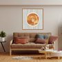 Quadro Em Tela Canvas Sol Sobre Linhas Estilo Japandi
