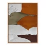 Quadro Em Tela Canvas Textura Gesso Abstrato Estilo Modern Heritage
