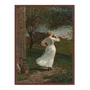 Quadro Em Tela Canvas The Dinner Horn Blowing The Horn At Seaside de Winslow Homer