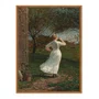 Quadro Em Tela Canvas The Dinner Horn Blowing The Horn At Seaside de Winslow Homer