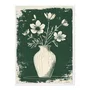 Quadro Em Tela Canvas Vaso de Flores Estilo Modern Heritage