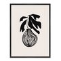 Quadro Em Tela Canvas Vaso De Planta Minimalista Japonês Estilo Japandi