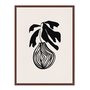 Quadro Em Tela Canvas Vaso De Planta Minimalista Japonês Estilo Japandi