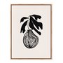 Quadro Em Tela Canvas Vaso De Planta Minimalista Japonês Estilo Japandi