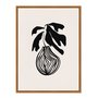 Quadro Em Tela Canvas Vaso De Planta Minimalista Japonês Estilo Japandi