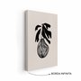Quadro Em Tela Canvas Vaso De Planta Minimalista Japonês Estilo Japandi