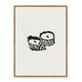 Quadro Em Tela Canvas Velas Minimalistas Estilo Japandi