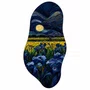 Quadro Orgânico Decorativo Campo de Flores e Lua