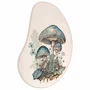 Quadro Orgânico Decorativo Cogumelos e Flores