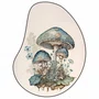 Quadro Orgânico Decorativo Cogumelos e Flores