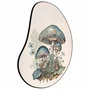 Quadro Orgânico Decorativo Cogumelos e Flores