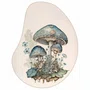 Quadro Orgânico Decorativo Cogumelos e Flores
