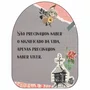 Quadro Orgânico Decorativo Colagem Apenas Precisamos Saber Viver