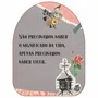 Quadro Orgânico Decorativo Colagem Apenas Precisamos Saber Viver