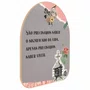 Quadro Orgânico Decorativo Colagem Apenas Precisamos Saber Viver