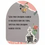 Quadro Orgânico Decorativo Colagem Apenas Precisamos Saber Viver
