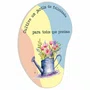 Quadro Orgânico Decorativo Cultive um Jardim de Felicidade