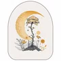 Quadro Orgânico Decorativo Flores e Lua