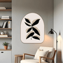 Quadro Orgânico Decorativo Folhagem Minimalista Estilo Japandi