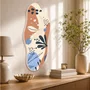Quadro Orgânico Decorativo Ilustração Abstrata Boho
