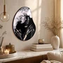 Quadro Orgânico Decorativo Mulher na Fumaça